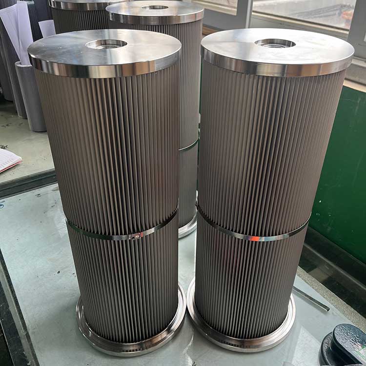 華豫生產(chǎn)供應并聯(lián)濾芯 電廠用 不銹鋼支撐 玻纖折疊